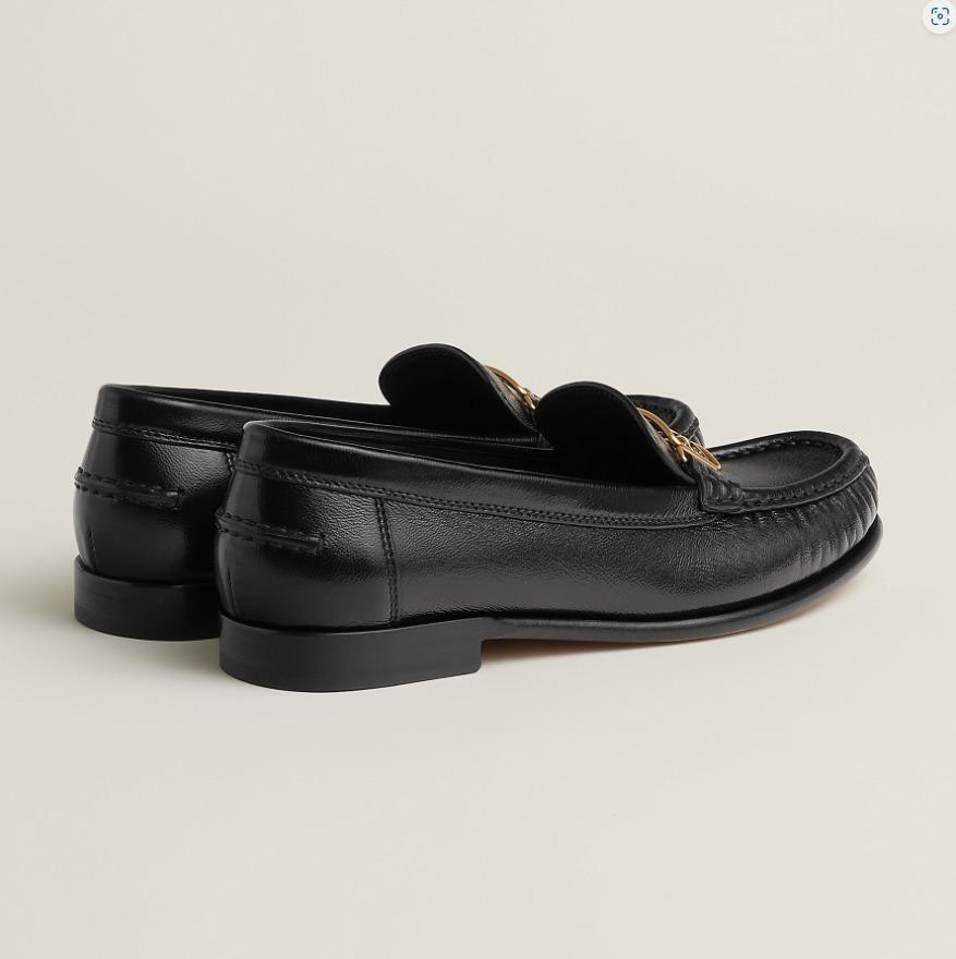 HERMES モカシン ローファー Kessy カレッシュバックル H251209Z 02360