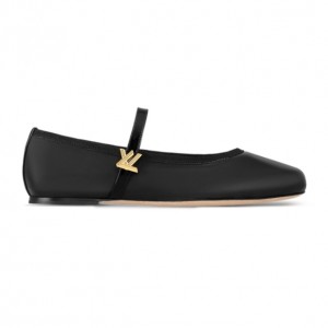 Louis Vuitton Romy バレエ フラットシューズ ロゴ 1ACUKL