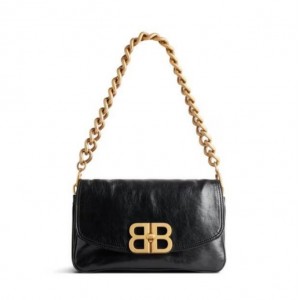 BALENCIAGA BB Soft スモールフラップバッグ ショルダーバッグ 748598