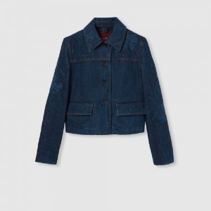 グッチ エンブロイダリー デニムジャケット 824151 XDDBR 4011