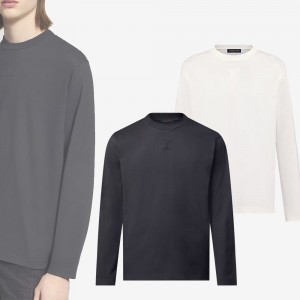 ルイヴィトン エンボスLVロングスリーブTシャツ 1AGJQG 1AIIRJ