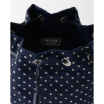 プラダショルダーバッグ スタッズ付 Re-Nylon ミニバッグ 1BE067_2HGV