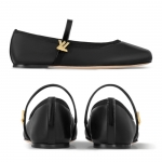 Louis Vuitton Romy バレエ フラットシューズ ロゴ 1ACUKL
