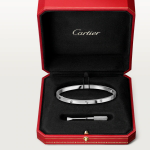 カルティエ後払い Love ブレスレット スモールモデル ダイヤモンド10石 ホワイトゴールド ダイヤモンド B6048017