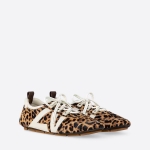 Louis Vuitton スニーカリーナ ヒョウ柄 カーフスキン 1AICSO