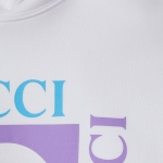 GUCCI プリント コットン フーデッド スウェットシャツ 837935 XJHGJ 9081