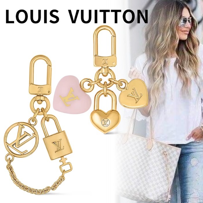 LOUIS VUITTON マイクロチャーム キーチャーム  南京錠 M01555 M01554