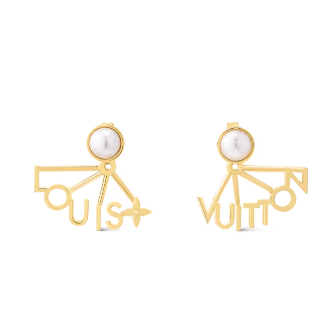 ルイ･ヴィトン代引き ピアス･LV スペリング M01108