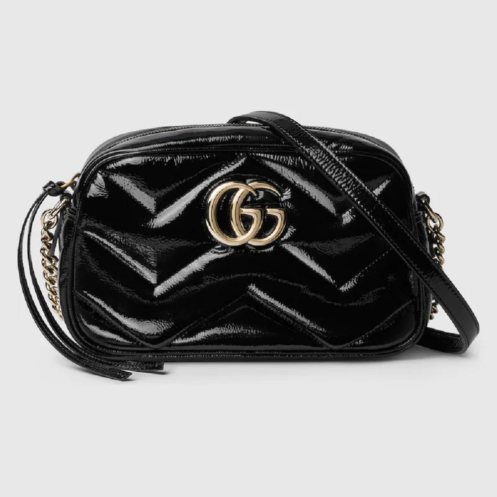 GUCCI ミニGGマーモント チェーンバッグ 802448 0AABA 1000