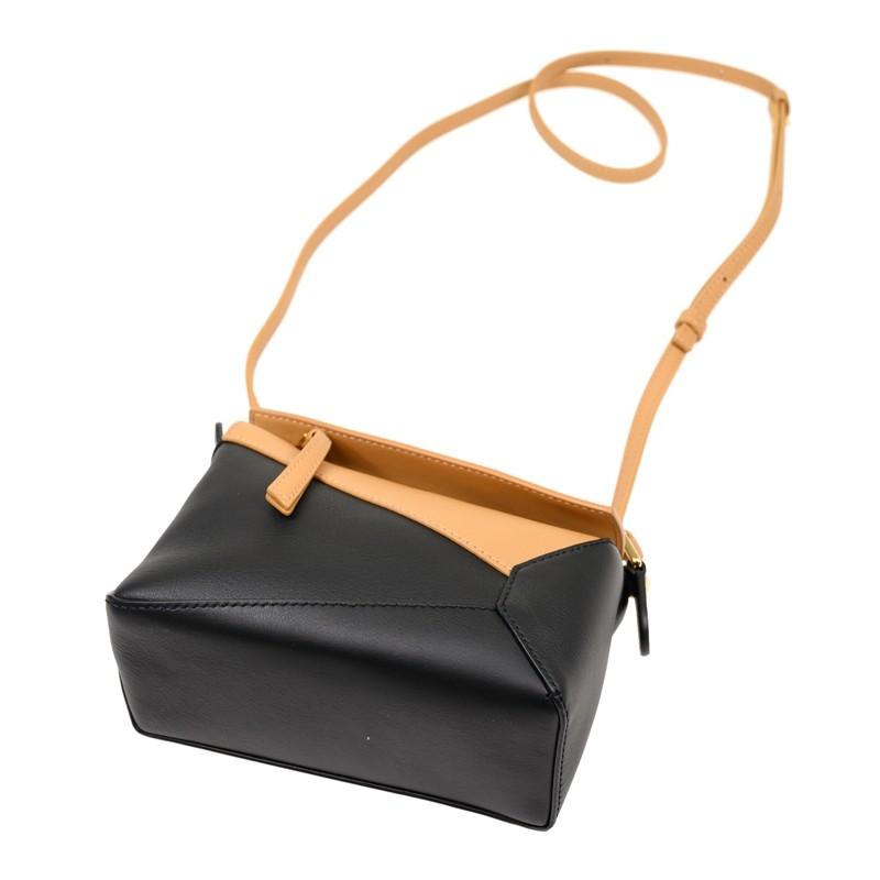 ロエベ後払い PUZZLE EDGE MINI ハンドバッグ 3WAY ショルダーバッグ ベージュ レディース a510p88x30 2727