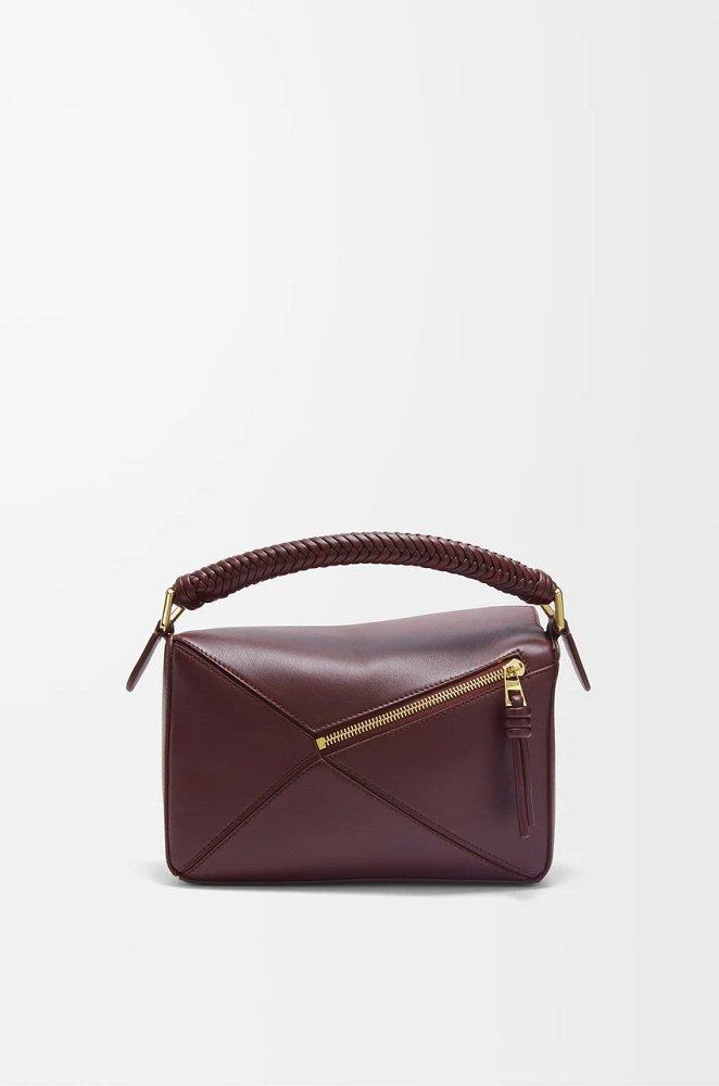 ロエベ PUZZLE SMALL WOVEN HANDLE ハンドバッグ 3WAY ショルダーバッグレディース a510s21xae 7240