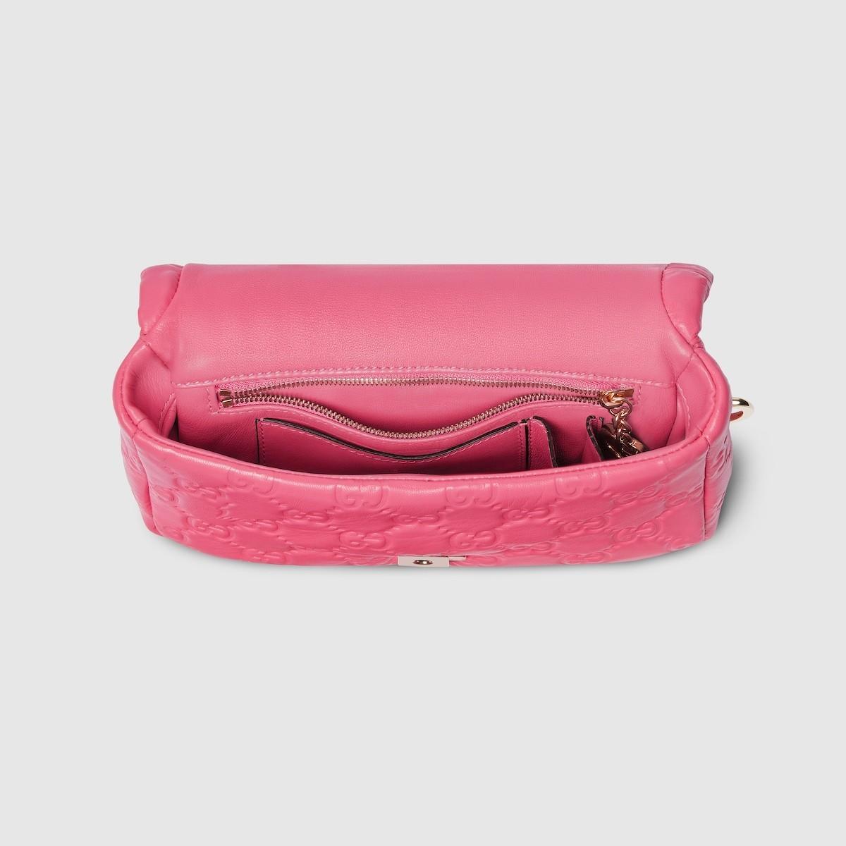 GUCCI GGミラノ ミニ トップハンドルバッグ パフィー キルティングレザー 806017 AAD5U