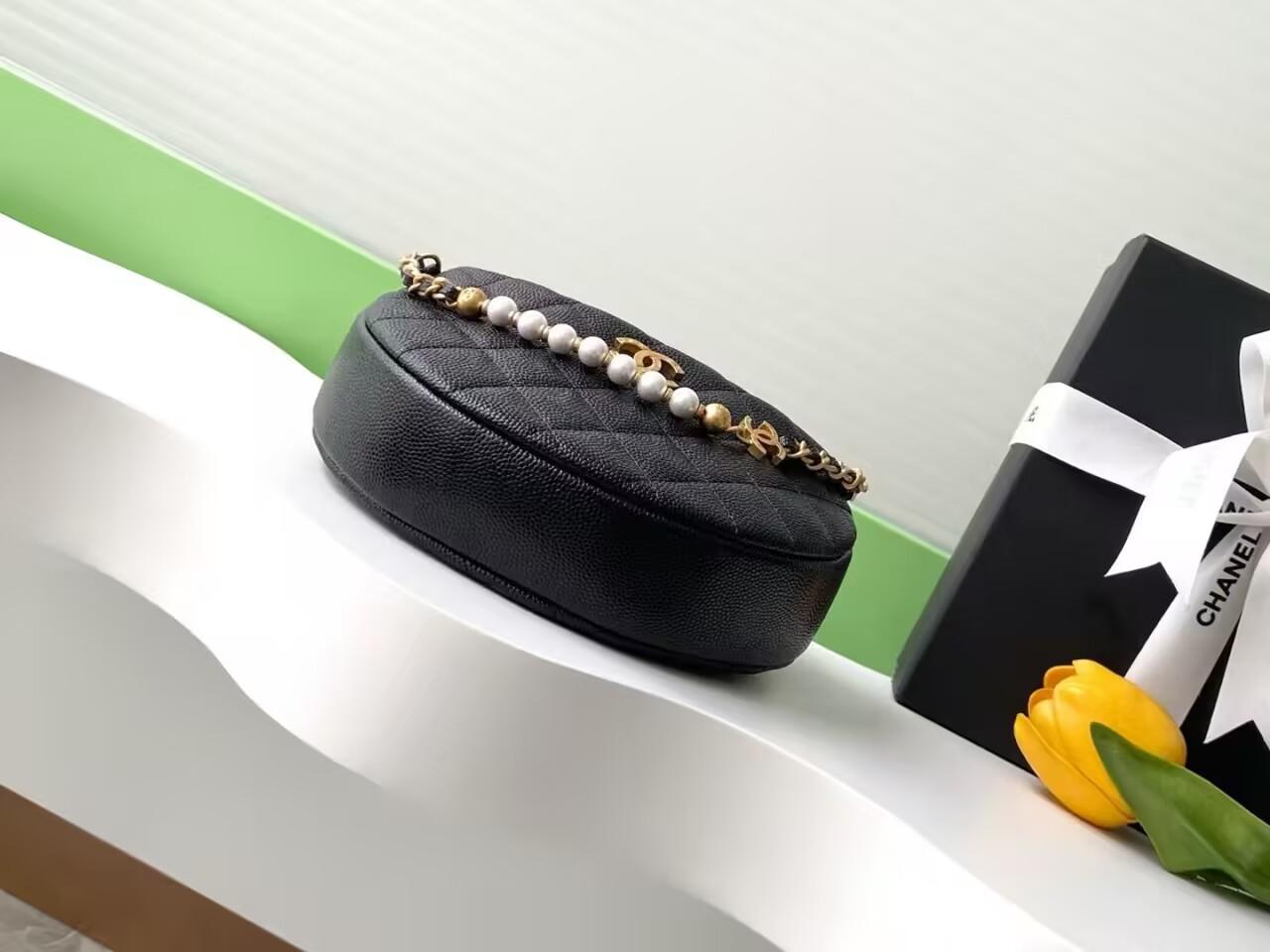 シャネル代引き 三日月型 ラウンドハンドバッグ AP4584 B20134 94305