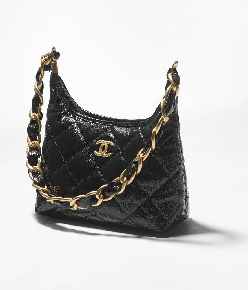 CHANEL後払い スモール ホーボー バッグ AS4922 B16897 94305