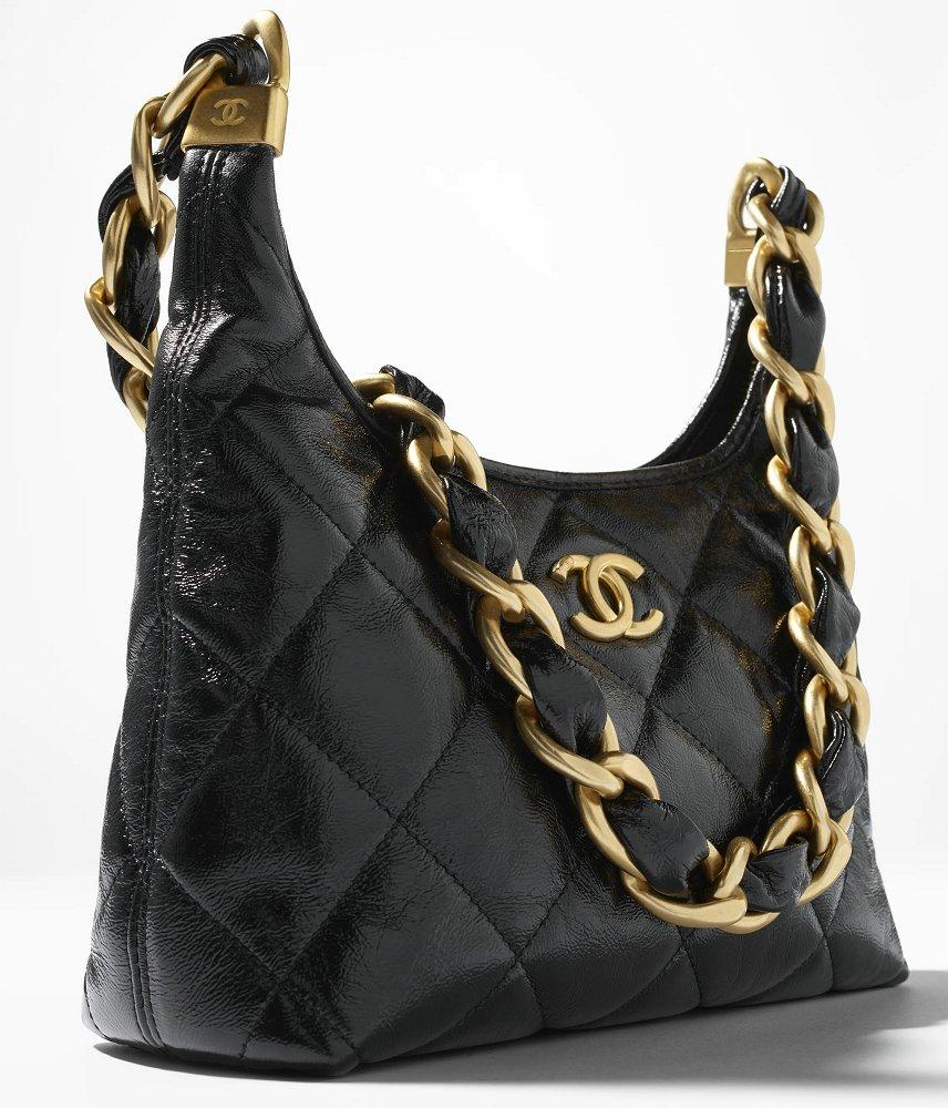 CHANEL後払い スモール ホーボー バッグ AS4922 B16897 94305