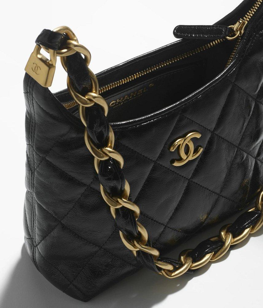 CHANEL後払い スモール ホーボー バッグ AS4922 B16897 94305