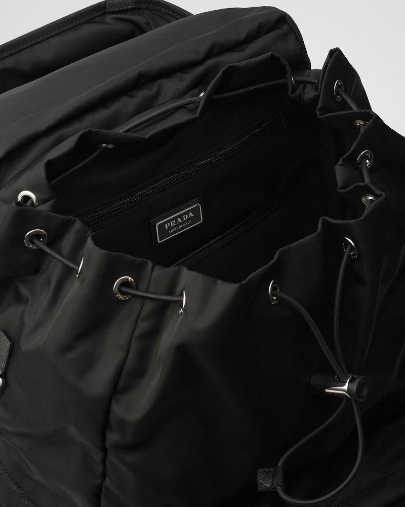 プラダ Re-Nylon xサフィアーノレザー リュック バックパック2VZ090_2DMG_F0002_V_OOO