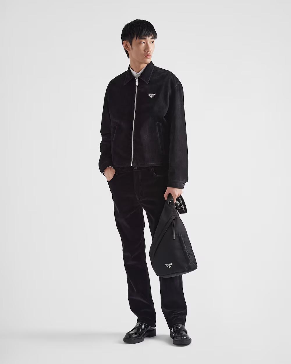 プラダ Re-Nylon xレザー バックパック ショルダーバック リュック2VZ092_2DW3