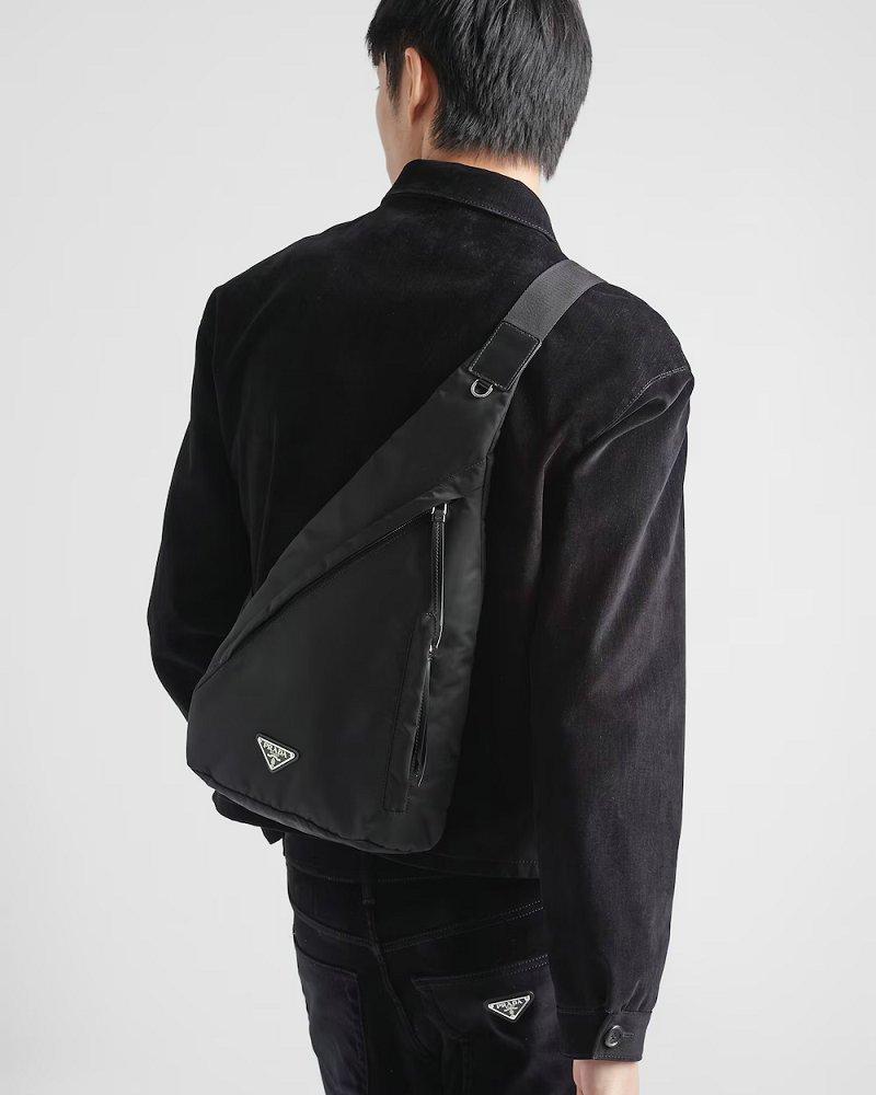 プラダ Re-Nylon xレザー バックパック ショルダーバック リュック2VZ092_2DW3