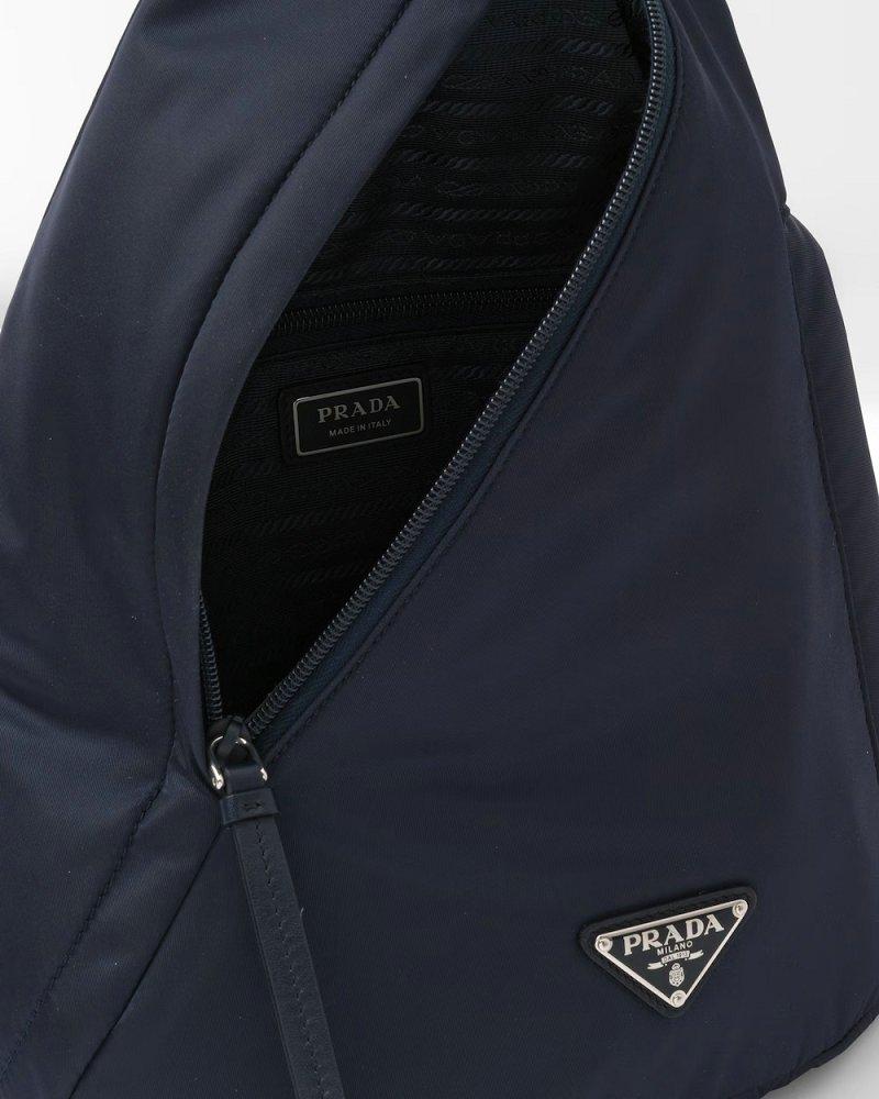 プラダ Re-Nylon xレザー バックパック ショルダーバック リュック2VZ092_2DW3