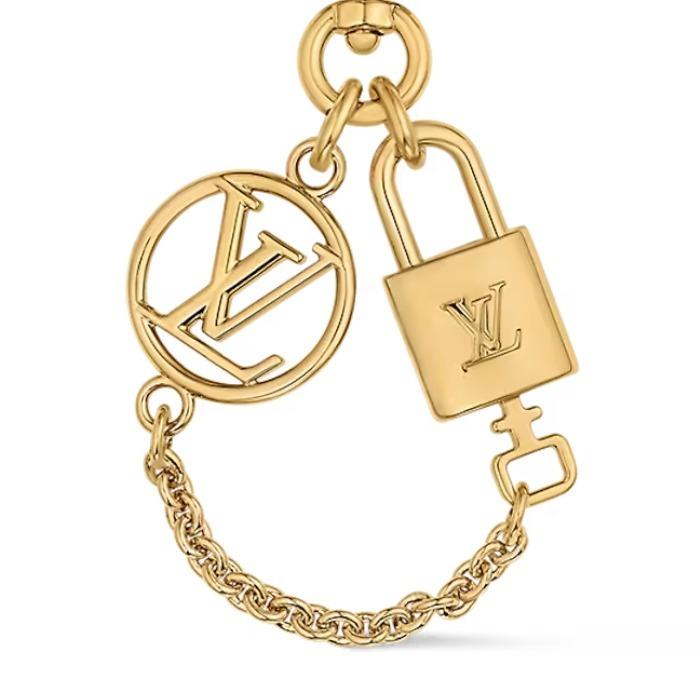 LOUIS VUITTON マイクロチャーム キーチャーム  南京錠 M01555 M01554