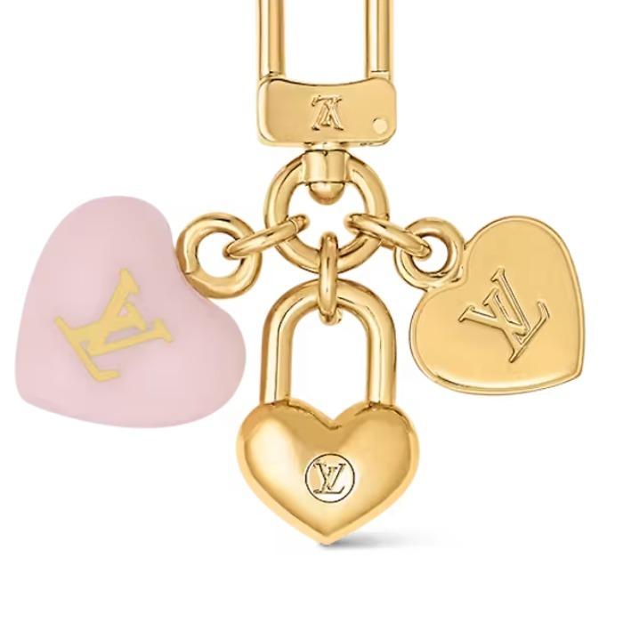 LOUIS VUITTON マイクロチャーム キーチャーム  南京錠 M01555 M01554