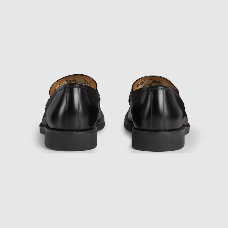グッチ ホースビット付き メンズ ローファー ‎812152 AAD7W 1000