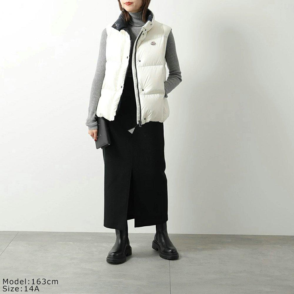 モンクレール キッズ ダウンベスト LUZURE GILET レディース ガールズ フード付き ロゴパッチ 1A00027 68950 034