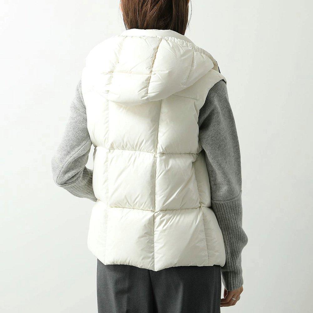 モンクレール キッズ ダウンベスト LUZURE GILET レディース ガールズ フード付き ロゴパッチ 1A00027 68950 034