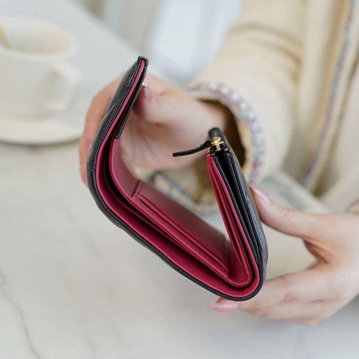 シャネル  19 ディズヌフ スモールフラップウォレット 三つ折り財布 レディース AP1789