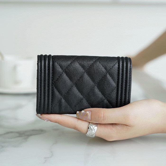 シャネル カードホルダー BOY CHANEL ボーイシャネル レディース ココマーク 名刺入れ A80603