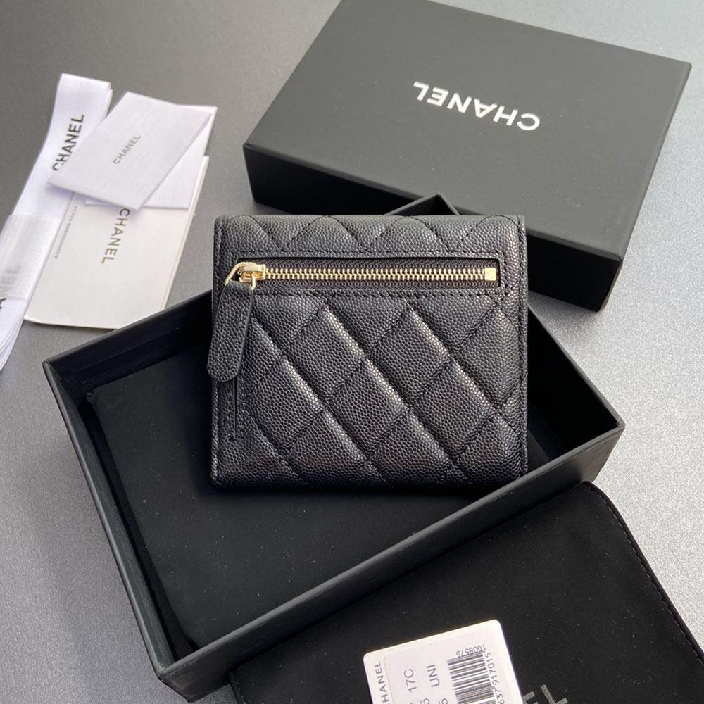 シャネル  マトラッセ クラシック スモール フラップ ウォレット 3つ折り財布 A82288
