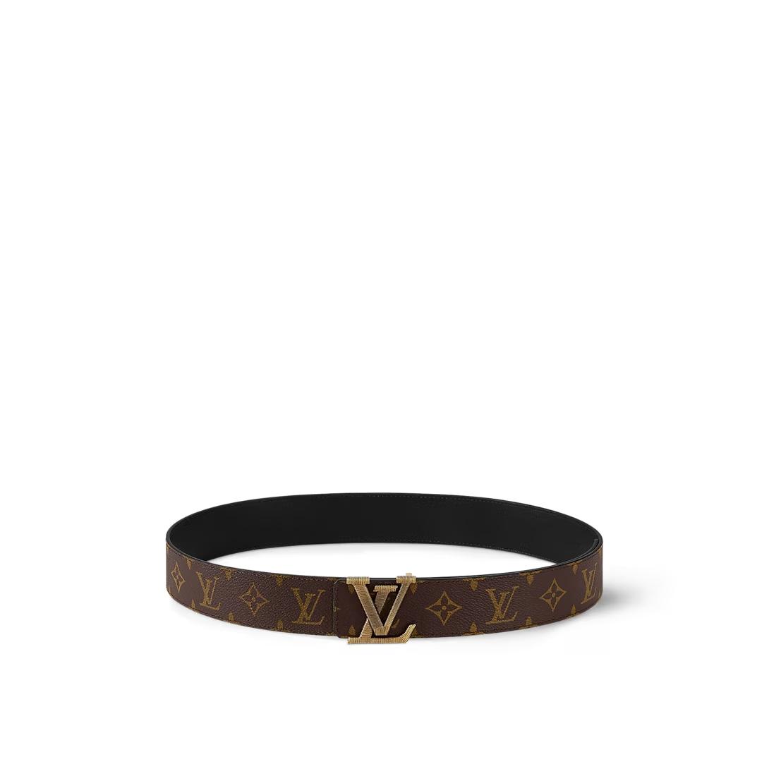 ルイヴィトン モノグラム ベルト･LV ステッチ 40MM リバーシブル M8582U