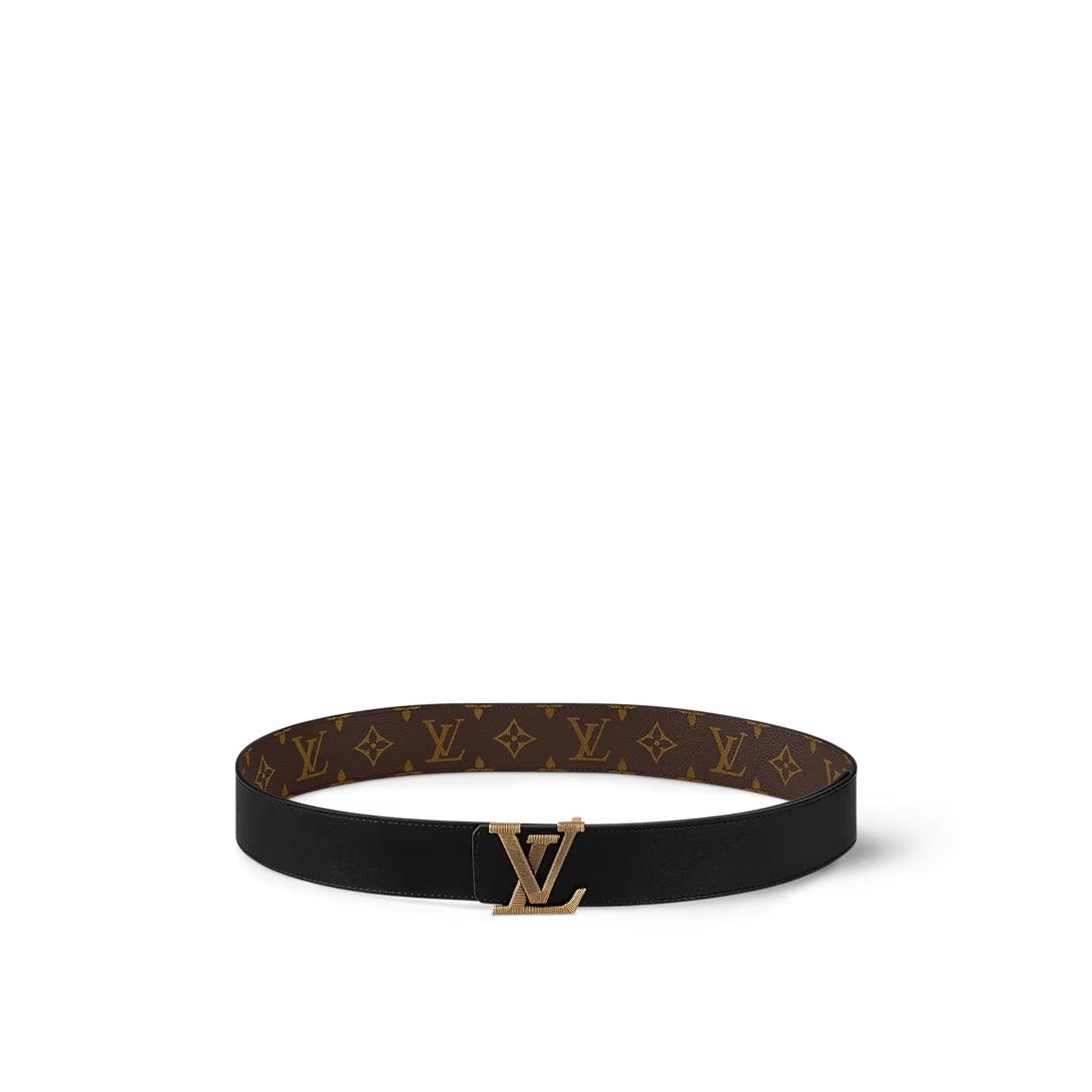 ルイヴィトン モノグラム ベルト･LV ステッチ 40MM リバーシブル M8582U