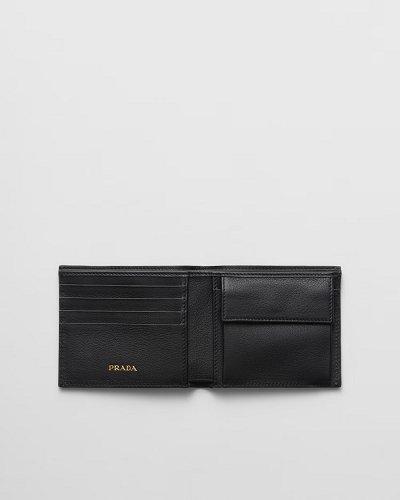 プラダ コインポケット付 ソフトグレインレザー財布 2MO738_2CYS