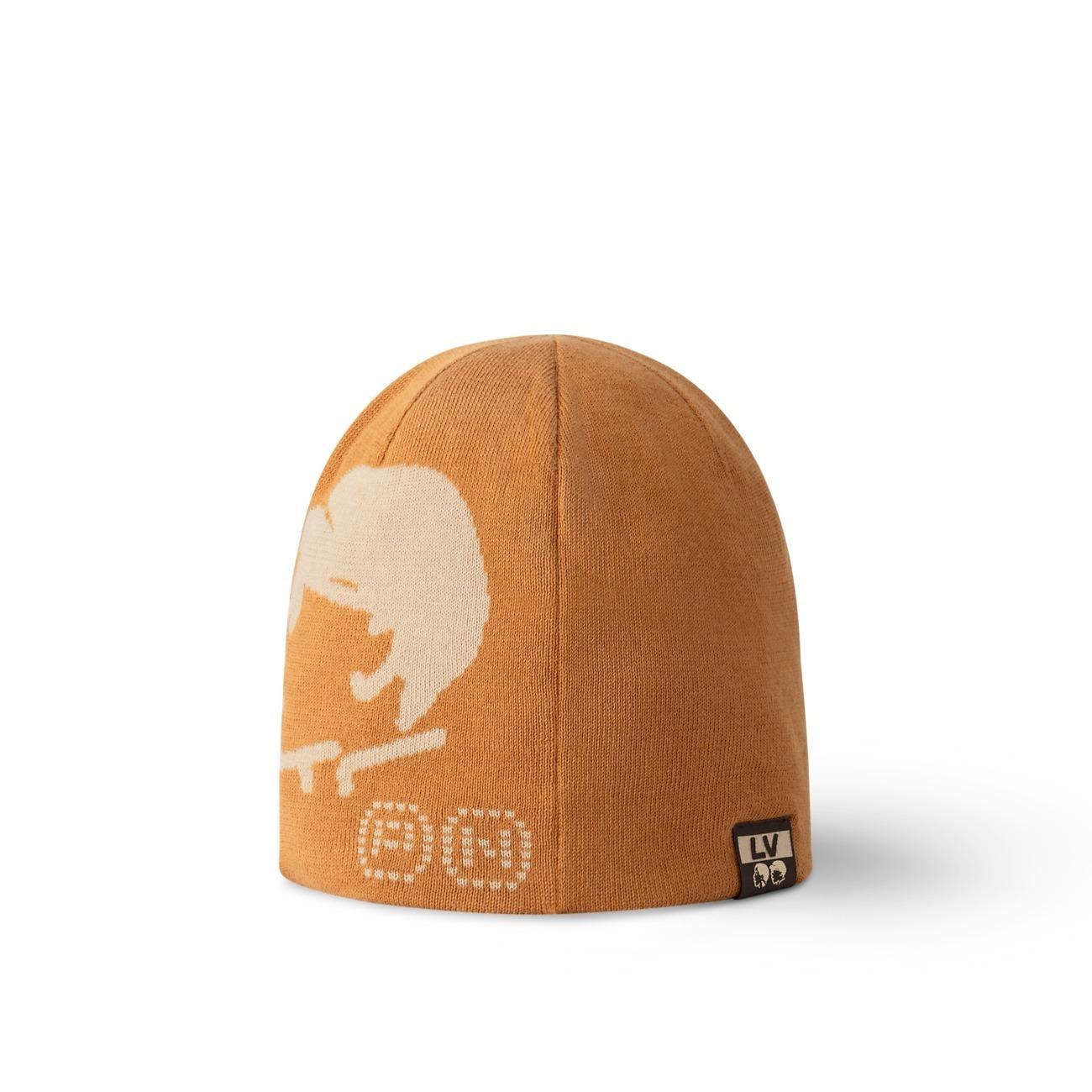 ルイヴィトン  LV × NIGO リバーシブルビーニー ニット帽子 ダミエ メンズ M5259A M5227A