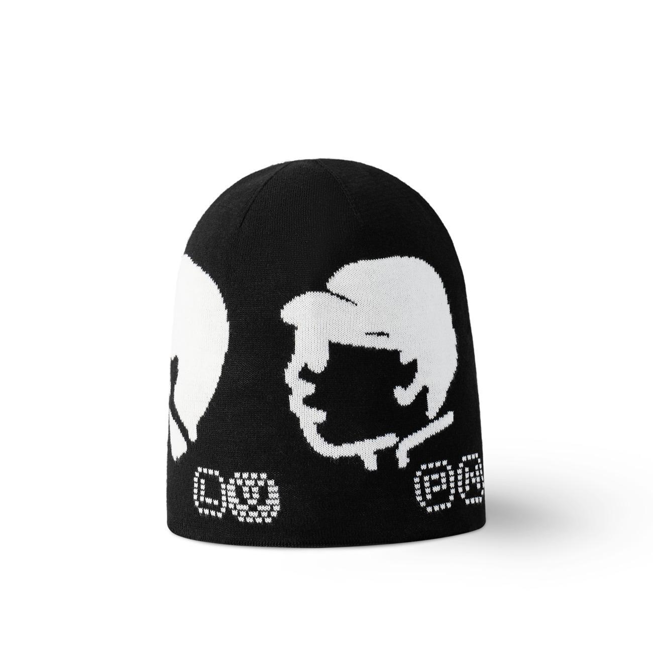 ルイヴィトン  LV × NIGO リバーシブルビーニー ニット帽子 ダミエ メンズ M5259A M5227A