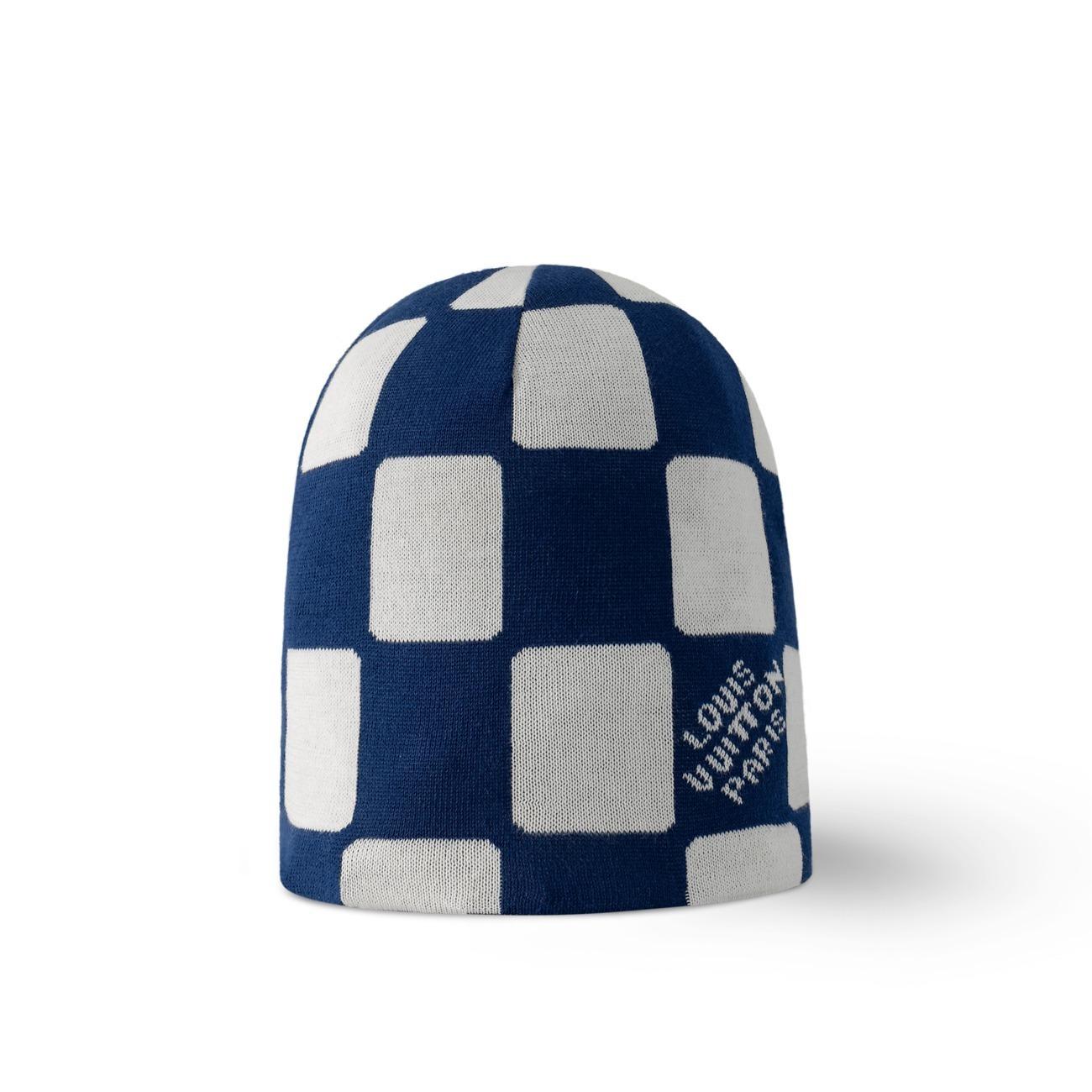 ルイヴィトン  LV × NIGO リバーシブルビーニー ニット帽子 ダミエ メンズ M5259A M5227A