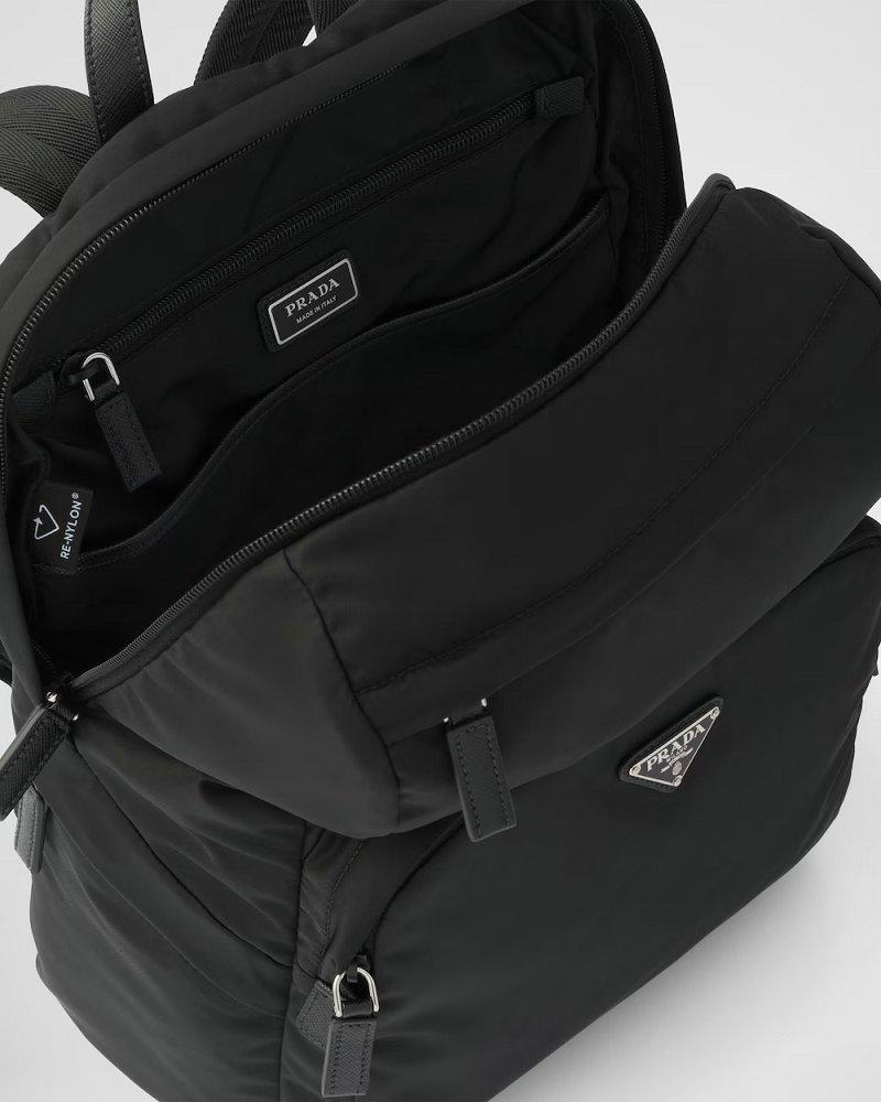 プラダ Re-Nylon xサフィアーノレザー リュックサック バックパック 2VZ104_2DMG_F0002_V_OOO
