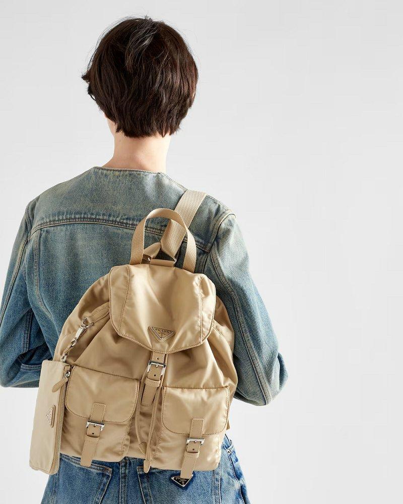 プラダ ポーチ付 ミディアム Re-Nylon バックパック リュックサック 1BZ811_RV44