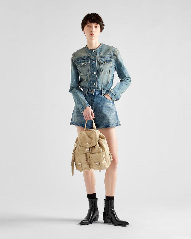 プラダ ポーチ付 ミディアム Re-Nylon バックパック リュックサック 1BZ811_RV44