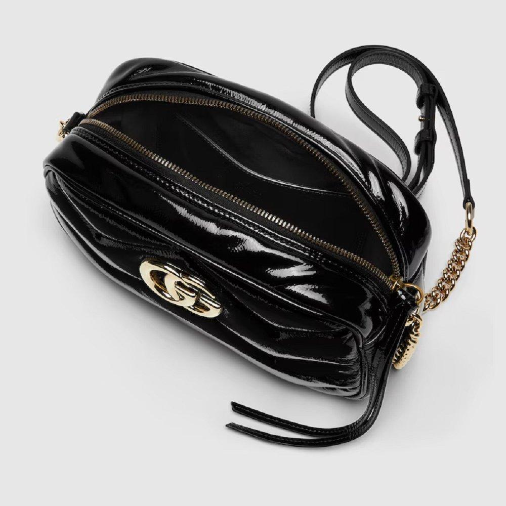 GUCCI ミニGGマーモント チェーンバッグ 802448 0AABA 1000