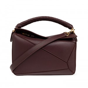 ロエベ PUZZLE SMALL WOVEN HANDLE ハンドバッグ 3WAY ショルダーバッグレディース a510s21xae 7240