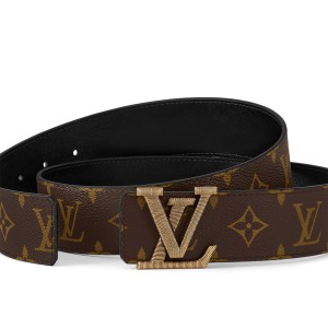ルイヴィトン モノグラム ベルト･LV ステッチ 40MM リバーシブル M8582U