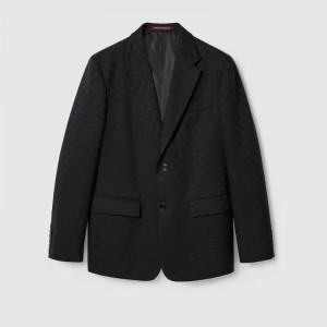 グッチ後払い コットン＆GGキャンバス ジャケット 798524 Z7AFQ 1000