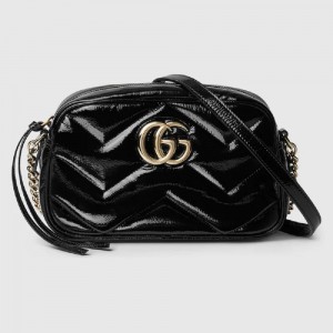 GUCCI ミニGGマーモント チェーンバッグ 802448 0AABA 1000