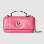 GUCCI GGミラノ ミニ トップハンドルバッグ パフィー キルティングレザー 806017 AAD5U
