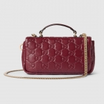 GUCCI GGミラノ ミニ トップハンドルバッグ パフィー キルティングレザー 806017 AAD5U