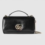 GUCCI後払い GGミラノ スモール トップハンドルバッグ レザー 806017 AAD5X