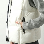 モンクレール キッズ ダウンベスト LUZURE GILET レディース ガールズ フード付き ロゴパッチ 1A00027 68950 034